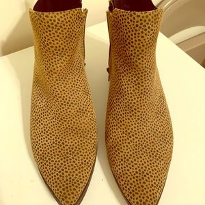 Fashion forward leopard print booties!